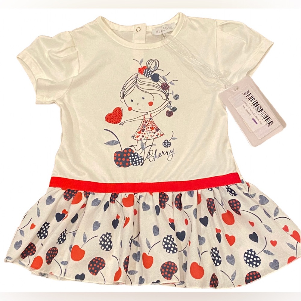 Melisa Bai Baby Girls 18 Month Tutu Dress Made In Italy NWT, Art To Wear, Artsy